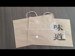 saplı kraft kağıt torba