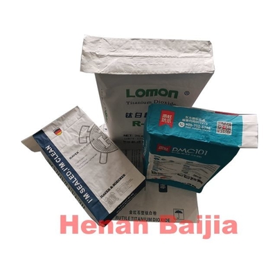 Çam Parçacıkları İçin Flekso Baskı Yapıştırılan Vana Çok Duvarlı Kağıt Torbalar