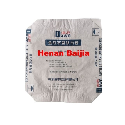 Kuru Harç Çimento Çok Duvarlı Kraft Kağıt Valf Torbası 20kg 25kg 50kg