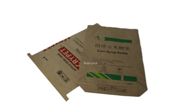 60x40x10cm Çift Duvarlı Çuvallar Hayvan Yemleri / Katkı Paketleri