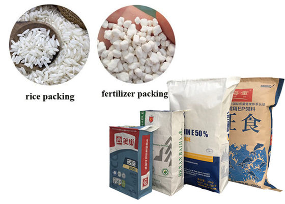 Toz Malzeme Paketleme için 25kg 20kg 50kg Çok Duvarlı Kraft Kağıt Vana Çanta Torbası
