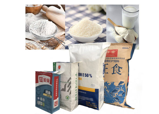 10kg 20kg 25kg 50kg Glikoz Tozu Esmer Şeker Tozu Un Ambalaj Kağıt Torbası