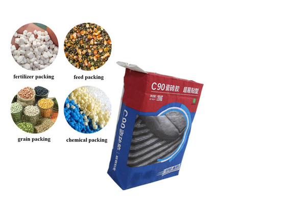 20kg 15KG Kraft Kağıt Vana Torbaları Kendi Logonuzla Ambalaj Fayans Yapıştırıcısı