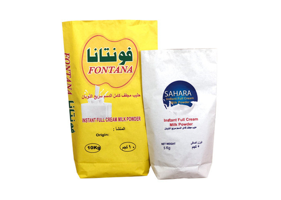 Gübre Çimento Ambalajı için 50kg 25kg Isı Yalıtımlı Kağıt Torbalar