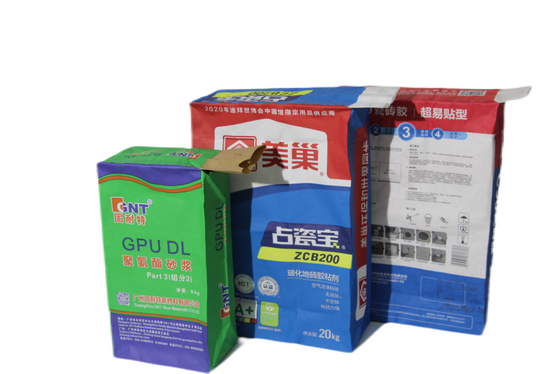Yapı için laminasyonlu çok duvarlı valf kağıt poşetleri