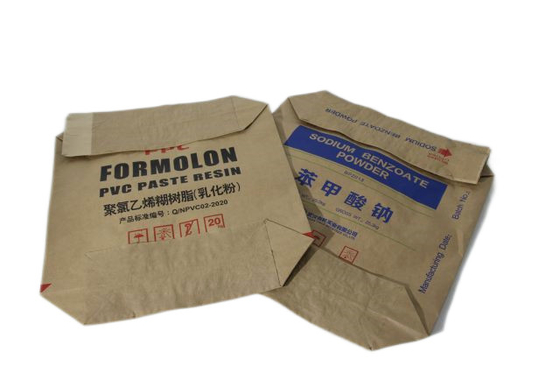 25kg 50kg Kraft Ambalaj Çimento Torbaları Kağıt Valf Torbası Su Yalıtımı