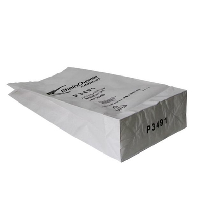 20kg 25kg Aşınma Direnci 3 Katmanlar Isı Yalıtımlı Kağıt Torbalar Yamuk Cep Açma