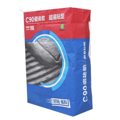 20kg 25kg Toz Otomatik Makine Eşleşen Kağıt Valf Torbaları GMP Standardı