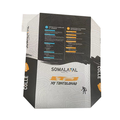 20kg 25kg Çimento Torbası Çok Duvarlı Kağıt Torbalar Seramik Karo Plastik Ambalaj