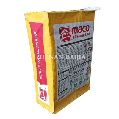 25kg Kraft Kağıt Torba 20kg 25kg Özelleştirilmiş Kraft Kağıt Un Paketleme Torbası