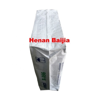 CMYK Renkli Yapıştırılmış Vana Çok Duvarlı Kağıt Torbalar 50kg Kraft Kağıt Çimento Torbası