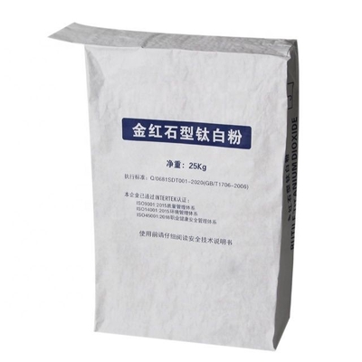 CMYK Renkli Kraft Kağıt Çimento Torbası 25kg Kağıt Torba Çok Amaçlı