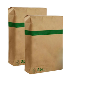 25kg 50Kg Yapıştırılmış Valf Sodyum Benzoat Tozu Paketleme Çantası Çok Duvarlı