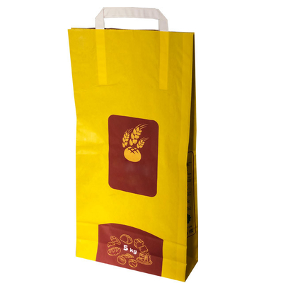 OEM Bentonit Kedi Çöp Torbası Kraft Kağıt Torba 3kg 5kg 20kg 7lb 15lb 20lb 25lb