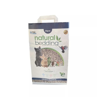 OEM Bentonit Kedi Çöp Torbası Kraft Kağıt Torba 3kg 5kg 20kg 7lb 15lb 20lb 25lb