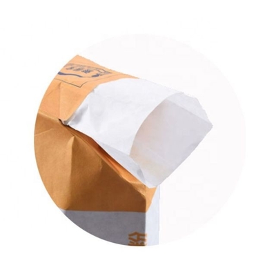Çimento Kağıt Paketi için 15kg 20kg Özel Baskılı Çok Duvarlı Kraft Kağıt Valf Torbaları
