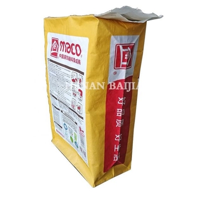 Özelleştirmeyi Kabul Et 2-3ply Valf Torbası Çok Duvarlı Kraft Kağıt Torbalar