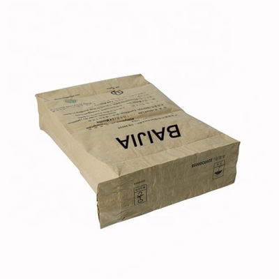 20kg 25kg Flekso Baskı Yapıştırılan Valf Çok Duvarlı Kağıt Torbalar Çimento Ambalajı