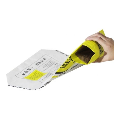 30kg Ekmek Buğday Unu Paketleme Çantası Çok Duvarlı Kraft Kağıt Torbalar Flekso Baskı