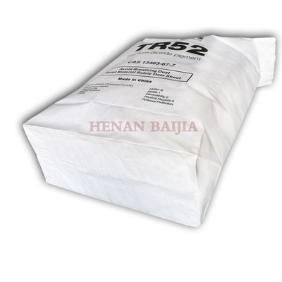 Titanyum Dioksit 25kg Kraft Kağıt Vana Ambalaj Torbaları OEM Kabul Edildi