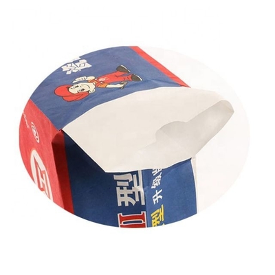 Neme Dayanıklı 10kg Endüstriyel Kağıt Torbalar Özel Tasarım