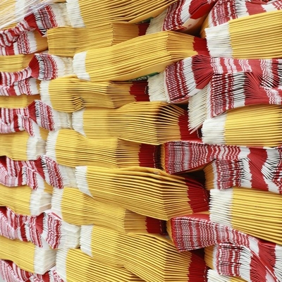2/3 Kat Kare Alt Çok Duvarlı Kraft Kağıt Torbalar 20kg 25kg Fayans Yapıştırıcı Ambalaj