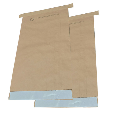 25kg Kraft Kağıt Dikilmiş Açık Ağızlı Çantalar Nem Geçirmez 60g - 120g/M2