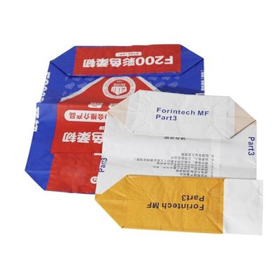 Kraft Yapıştırılmış Valf Çok Duvarlı Kağıt Torbalar Konforlu Paketleme Çözümü