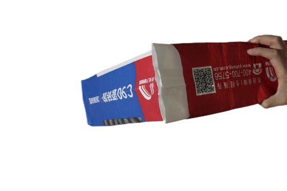 Yapıştırılmış Valf Özel Boyutlu Valf ve Baskılı Çok Duvarlı Kağıt Torbaları