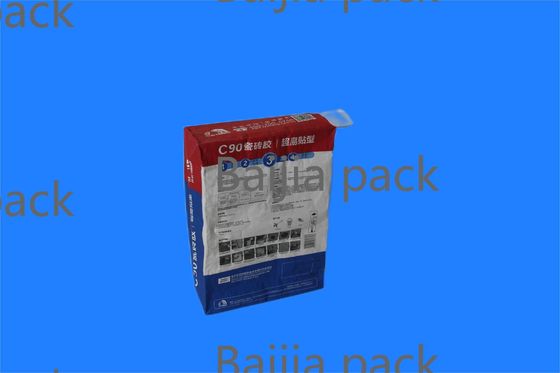 Verimli ambalajlama için özel yapıştırılmış valf çok duvarlı kağıt torbaları