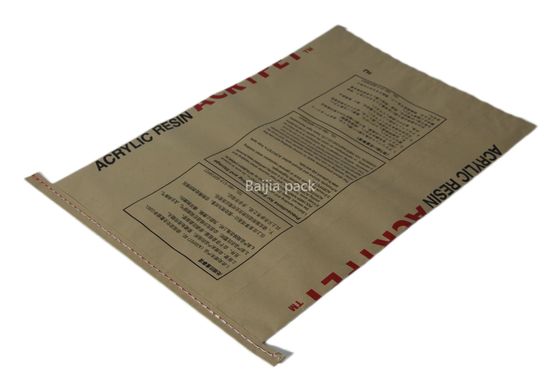 Özel Multiwall Kraft Kağıt Torbaları Fda Sertifikasyon Kimya Endüstrisi Ambalajı