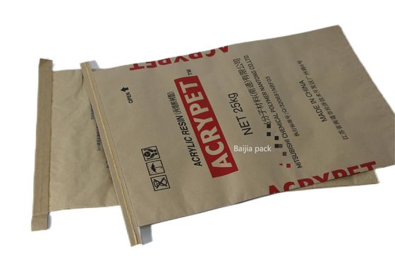 60cmx40cmx10cm Çok Duvarlı Kraft Kağıt Torbaları Özel Baskı