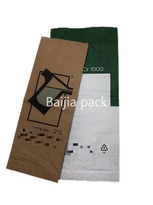 Kahverengi Çok Duvarlı Sıcaklıklı Kapalı Kağıt Torbaları Özel Tasarım ve Paketleme