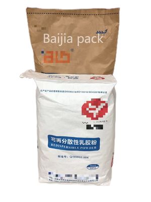 Paketleme Çözümleri Endüstriyel Kağıt Çuvalları Nem Bariyeri