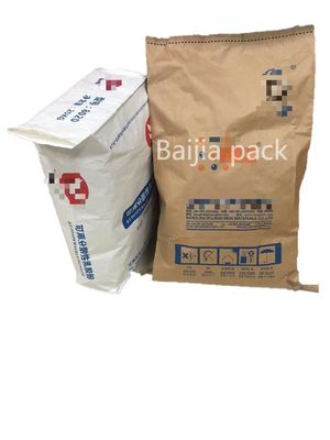 Paketleme Çözümleri Endüstriyel Kağıt Çuvalları Nem Bariyeri