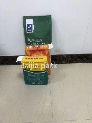 Su geçirmez çok duvarlı kraft kağıt torbaları özelleştirilebilir baskı