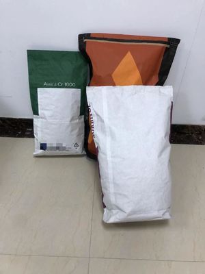 Flexo baskı yöntemi 50kg Çipleme Altı Kağıt Çuvalları Özelliklendirme Mümkün