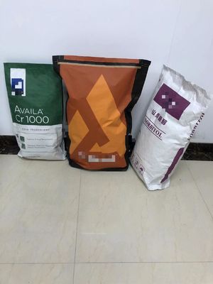 Flexo baskı yöntemi 25kg Çipleme Altı Kağıt Çuvalları Özel Kapasite Kabul
