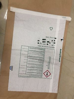 Hayvan yemleri ve katkı maddeleri için özel dikişli açık ağızlı çok duvarlı kağıt torbaları