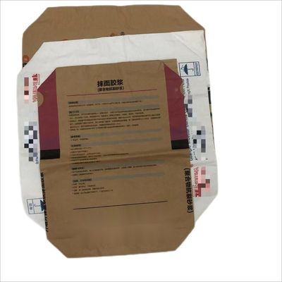 Özel Paketleme Endüstriyel Kağıt Torba 25kg Paketleme Kimyasal İnşaat Malzemeleri Gıda Tozu