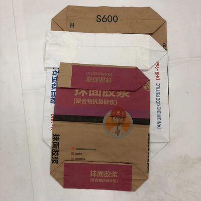 Su geçirmez nem geçirmez gıda sınıfı biyolojik olarak bozulabilir yapıştırılmış valf çok duvarlı kağıt poşetleri