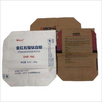 Kimyasal Endüstri Paketleme Çözümleri için Özel Boyutlu Valf Kağıt Çantası