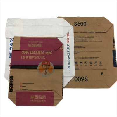 Kimyasal Endüstri Paketleme Çözümleri için Özel Boyutlu Valf Kağıt Çantası