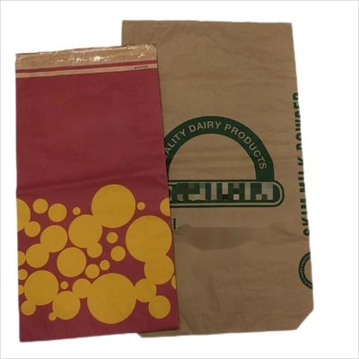 Özel Logo Isı Dükkanı Kağıt Torba Beyaz Kahverengi Çok Duvarlı Kağıt Torba