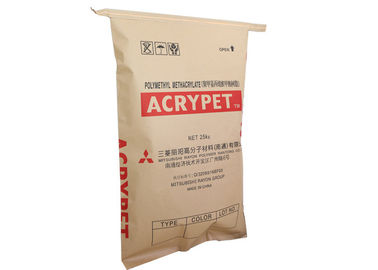 Endüstriyel Multiwall Kağıt Torbalar Nem Geçirmez 60g-120g / M2 Kraft Kağıt Gıda Torbaları