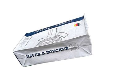 Stand Up Tipi Çok Duvarlı Kraft Kağıt Torbalar Geri Dönüşümlü Kirlilik Ücretsiz GMP Standardı