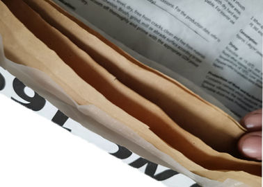 Flekso Baskı Düz ​​Tabanlı Kağıt Torbalar 60g-120g / M2 Yüksek Mukavemetli Uzun Çalışma Ömrü