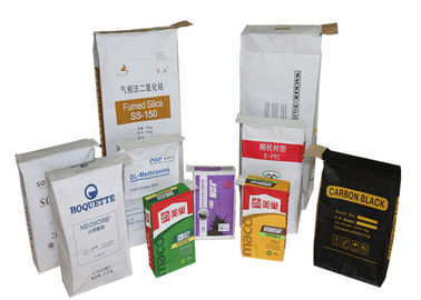 Özelleştirilebilir Vana Bağlantı Noktaları Isıya Dayanıklı Kağıt Torbalar 20kg 25kg 50kg Güçlü Yük Taşıyan