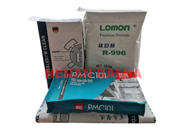 Otomatik Dolum Makinesi için Özel Baskı Çok Katmanlı Kağıt Torbalar Kare Dikiş Alt