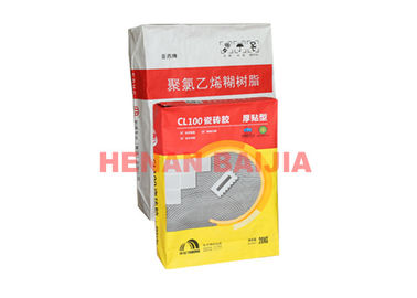 Dayanıklı Yapıştırılmış Valf Torbaları 60g-130g / M2 Kuru Harç Ambalaj Çok Duvarlı Kağıt Torbalar